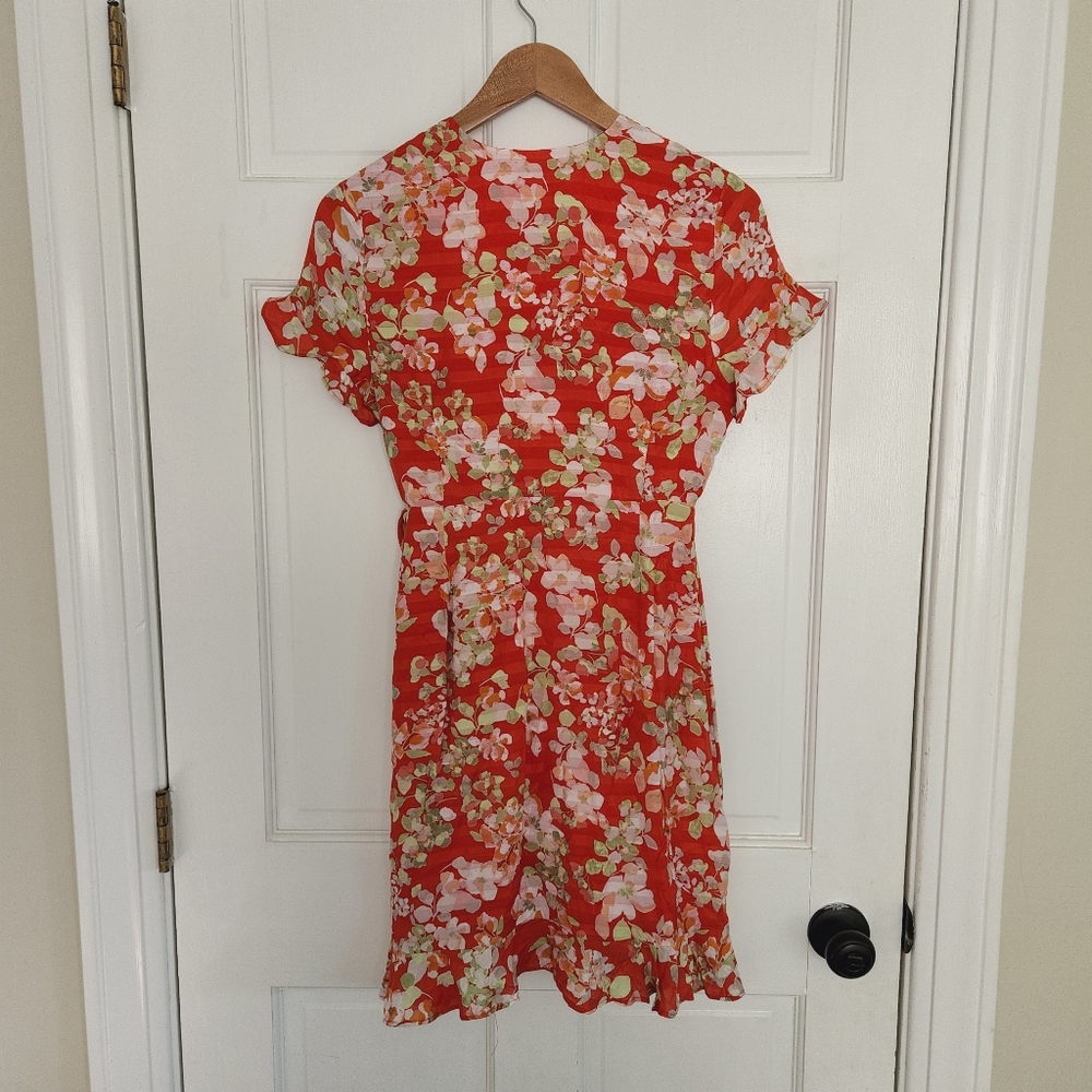NWT J. Jill Floral Wrap Dress - Picture 5 of 8